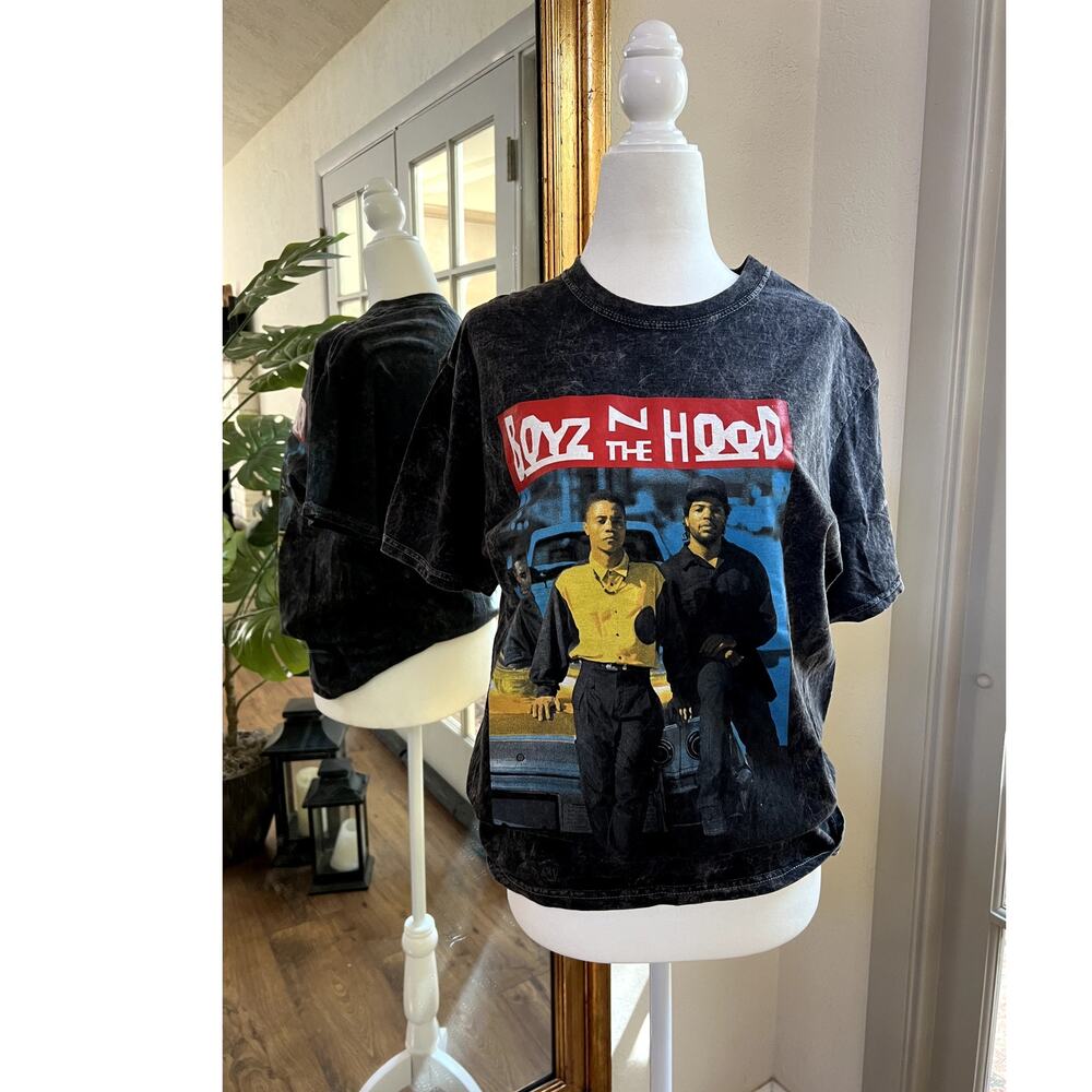 Boyz N The Hood Acid Wash Graphic T-Shirt Size Medium